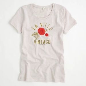 J. Crew La Ville Vintage Graphic Tee XL